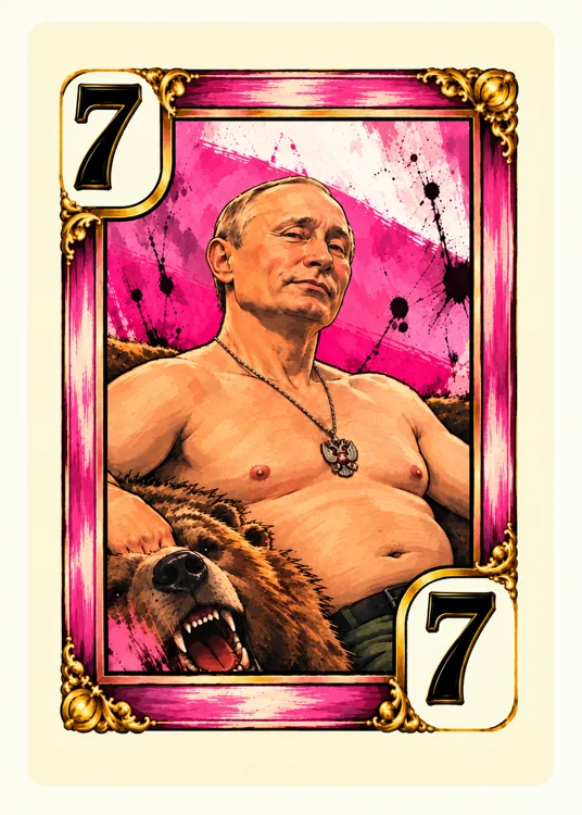 Vladimir Putin card artwork