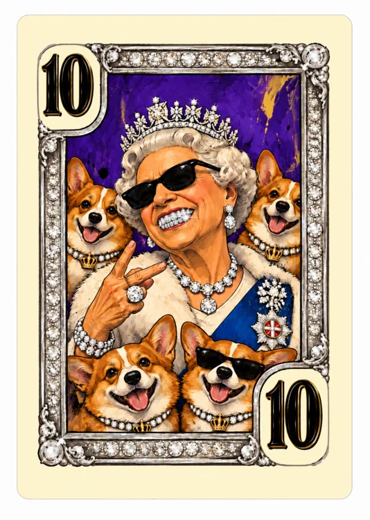 royalty card artwork